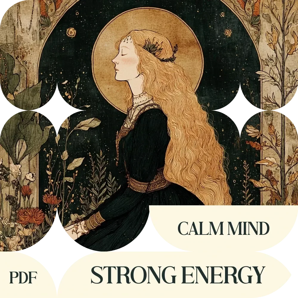 Calm Mind Strong Energy: Energy Protection Routine for Beginners eBook, Daily Shielding, Grounding & Boundary Guide