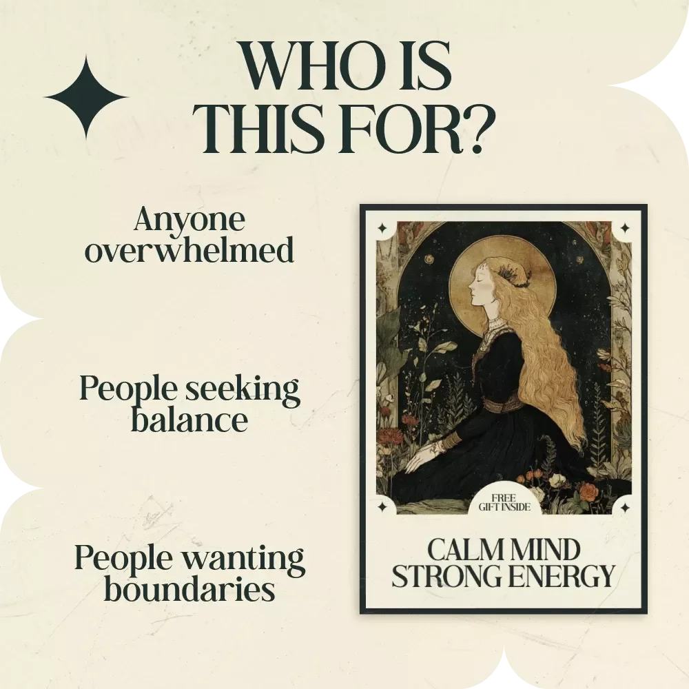 Calm Mind Strong Energy: Energy Protection Routine for Beginners eBook, Daily Shielding, Grounding & Boundary Guide