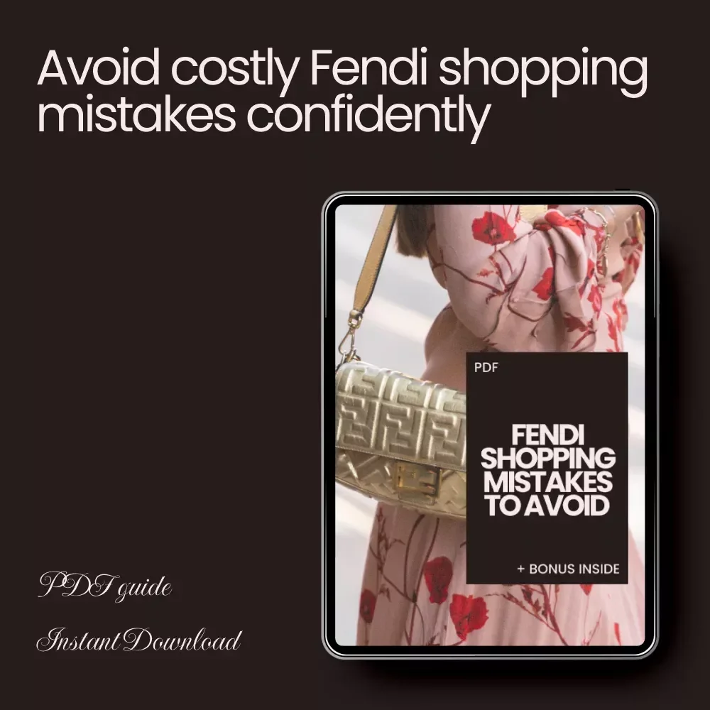 Fendi Shopping Mistakes to Avoid – Expert Guide to Smarter Luxury Buys
