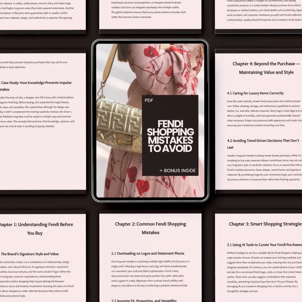 Fendi Shopping Mistakes to Avoid – Expert Guide to Smarter Luxury Buys