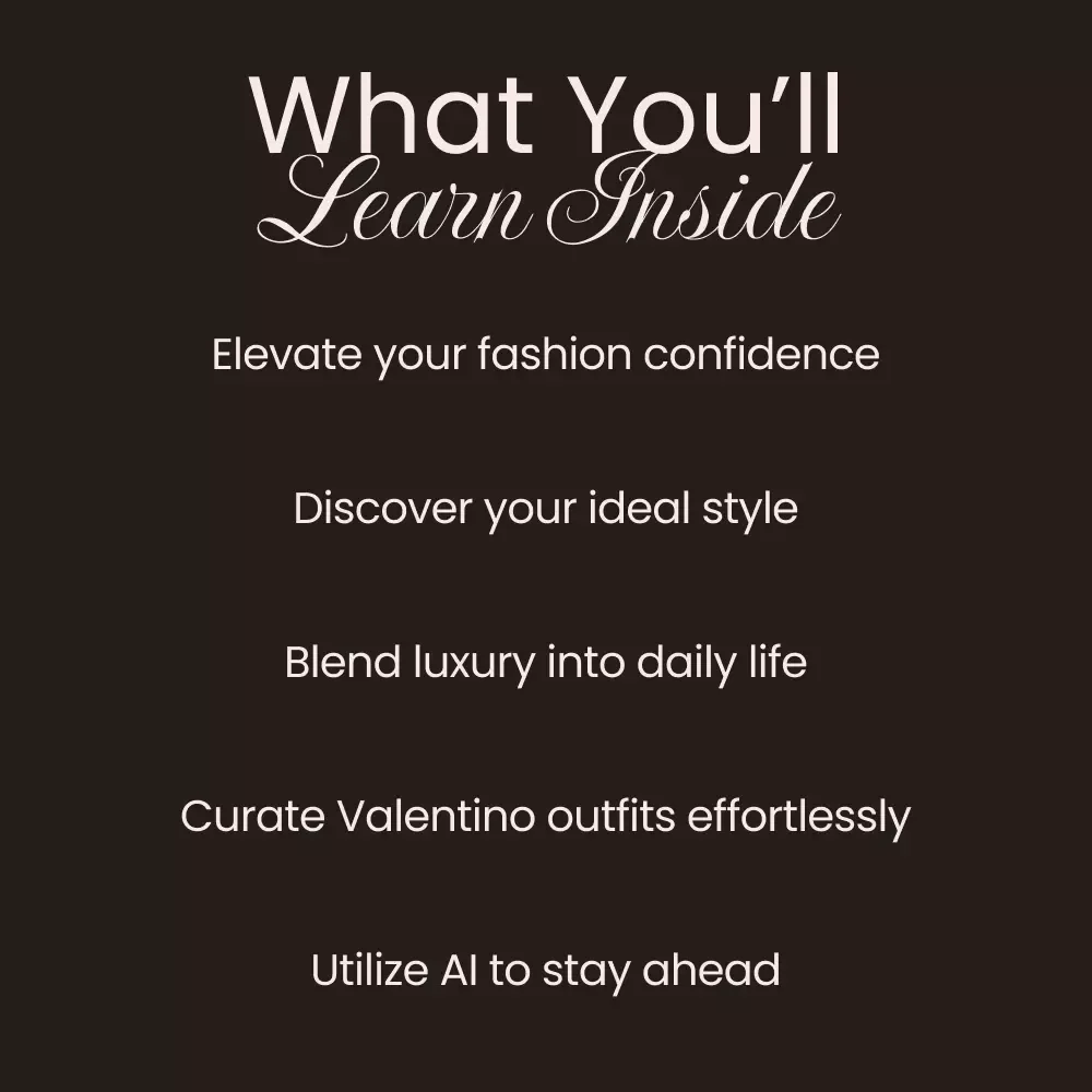 Which Lifestyles Truly Fit Valentino - The Ultimate Guide for Fashion Enthusiasts
