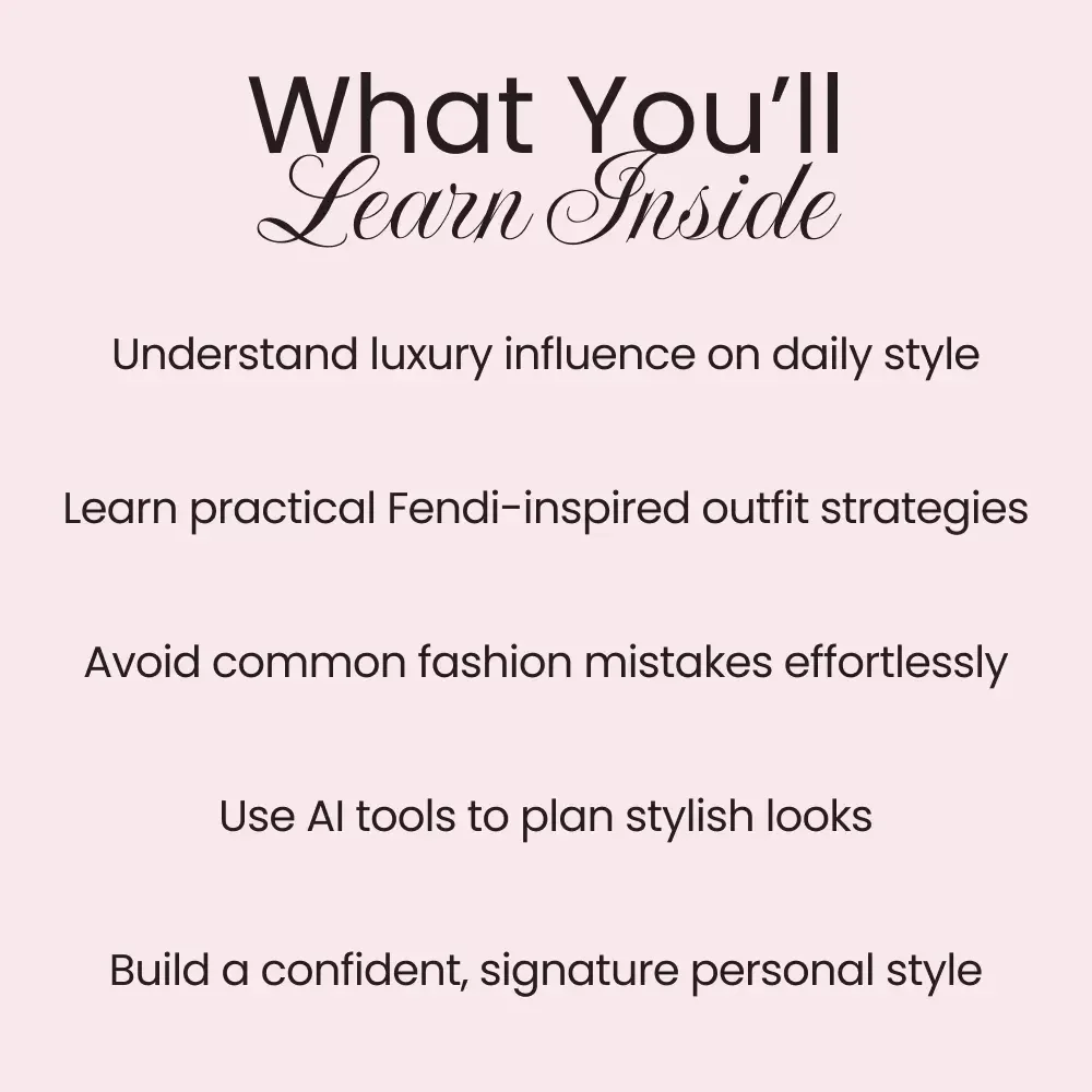 Fendi Effect on Modern Fashion Choices – How Fendi Shapes Fashion Choices eBook for Luxury Style Insights