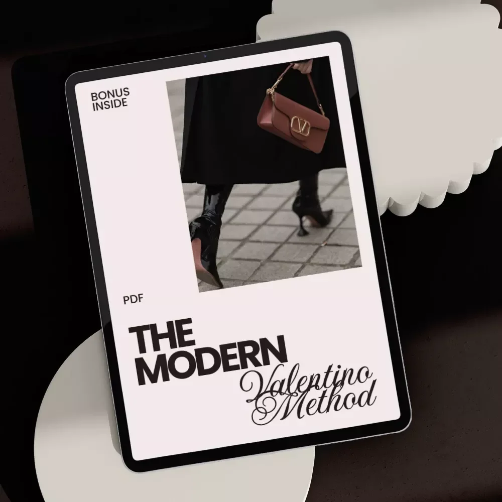 The Modern Valentino Method – Valentino Style Guide for Modern Looks | Digital Guide to Elegant, Contemporary Wardrobe Styling
