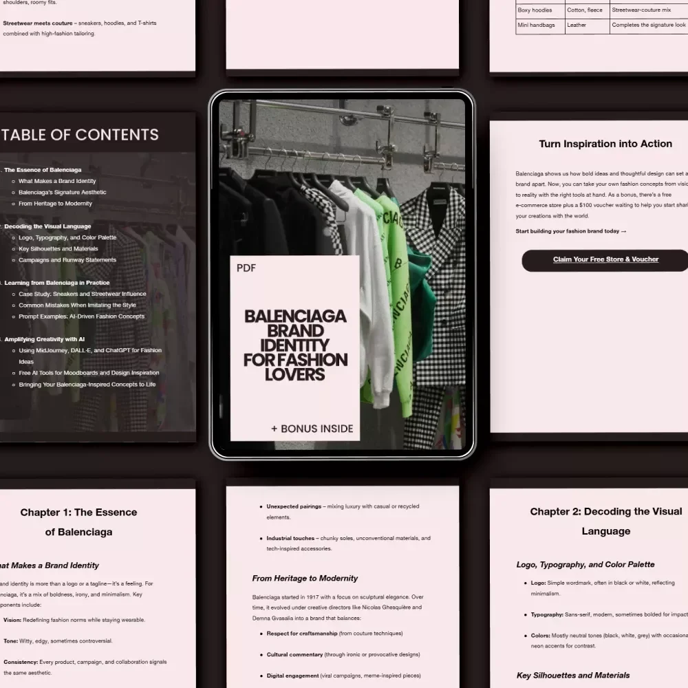 Balenciaga Brand Identity for Fashion Lovers - The Ultimate Guide to Decoding Balenciaga’s Signature Aesthetic, Visual Language, and Influence in Fashion