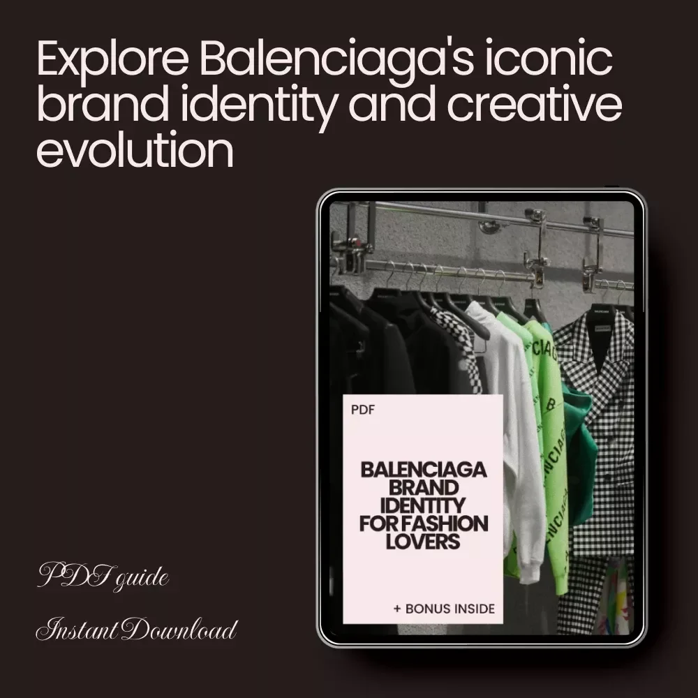 Balenciaga Brand Identity for Fashion Lovers - The Ultimate Guide to Decoding Balenciaga’s Signature Aesthetic, Visual Language, and Influence in Fashion