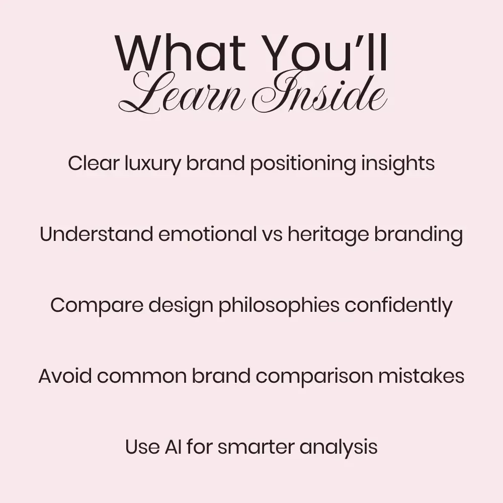 How Valentino Compares to Other Luxury Giants – The Ultimate Guide on how valentino compares to other luxury Brands, Chanel, Dior, Gucci & More | Fashion Brand Comparison eBook