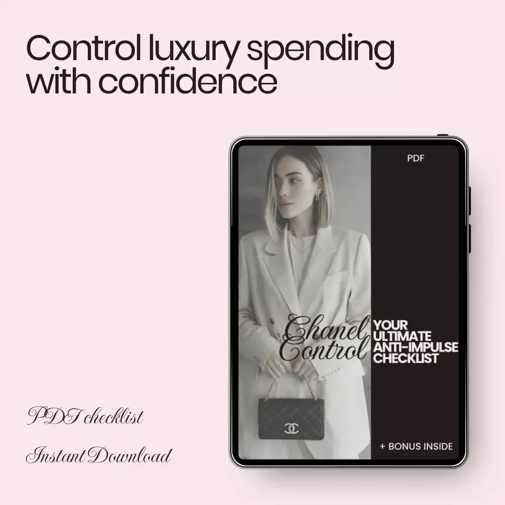 Chanel Control: Your Ultimate Anti-Impulse Checklist – Printable Guide on How to Avoid Chanel Impulse Buying & Master Luxury Spending Habits