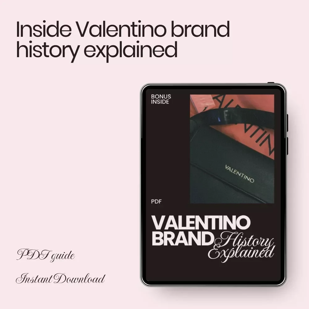 Valentino Brand History Explained – Luxury Fashion House Story, Valentino Garavani Biography, Couture Evolution & Business Lessons eBook Digital Download