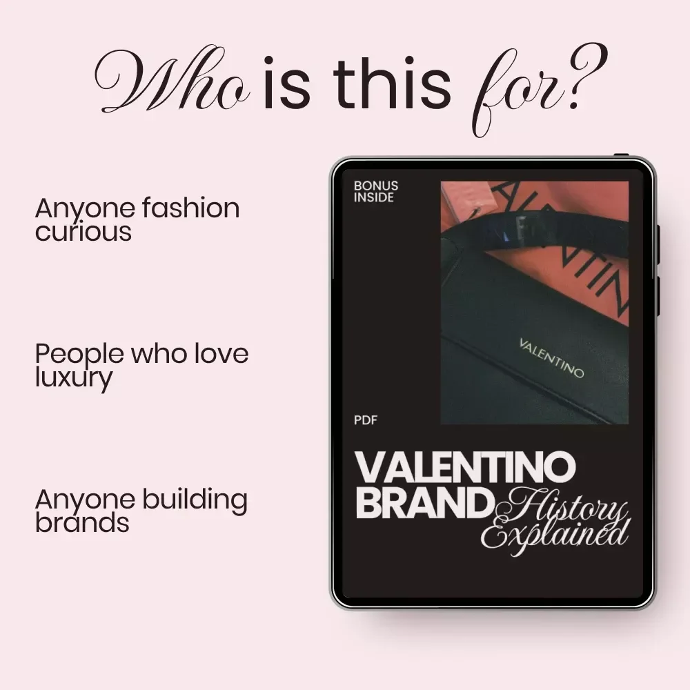 Valentino Brand History Explained – Luxury Fashion House Story, Valentino Garavani Biography, Couture Evolution & Business Lessons eBook Digital Download