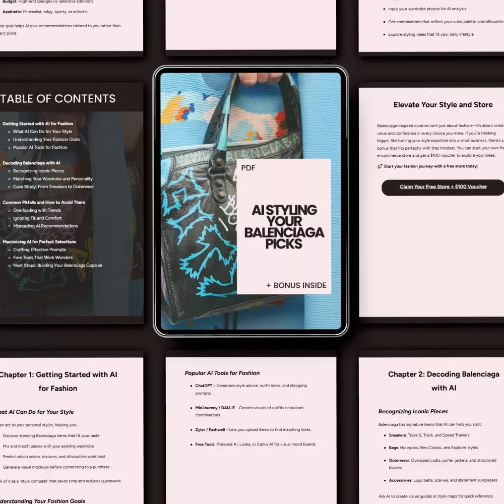 AI Styling Your Balenciaga Picks: The Ultimate Guide to Choosing Balenciaga Items with AI Help