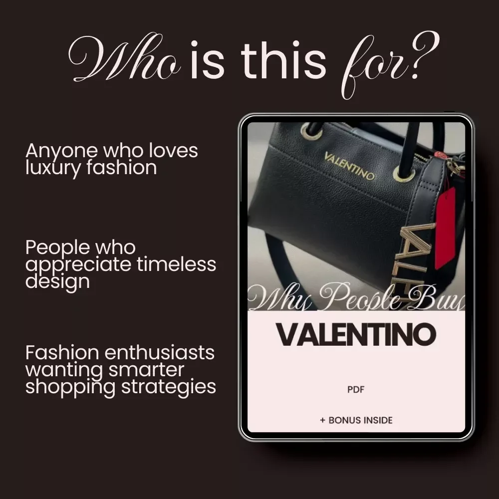 Why People Buy Valentino - A Checklist for Understanding Luxury Fashion & Smart Shopping