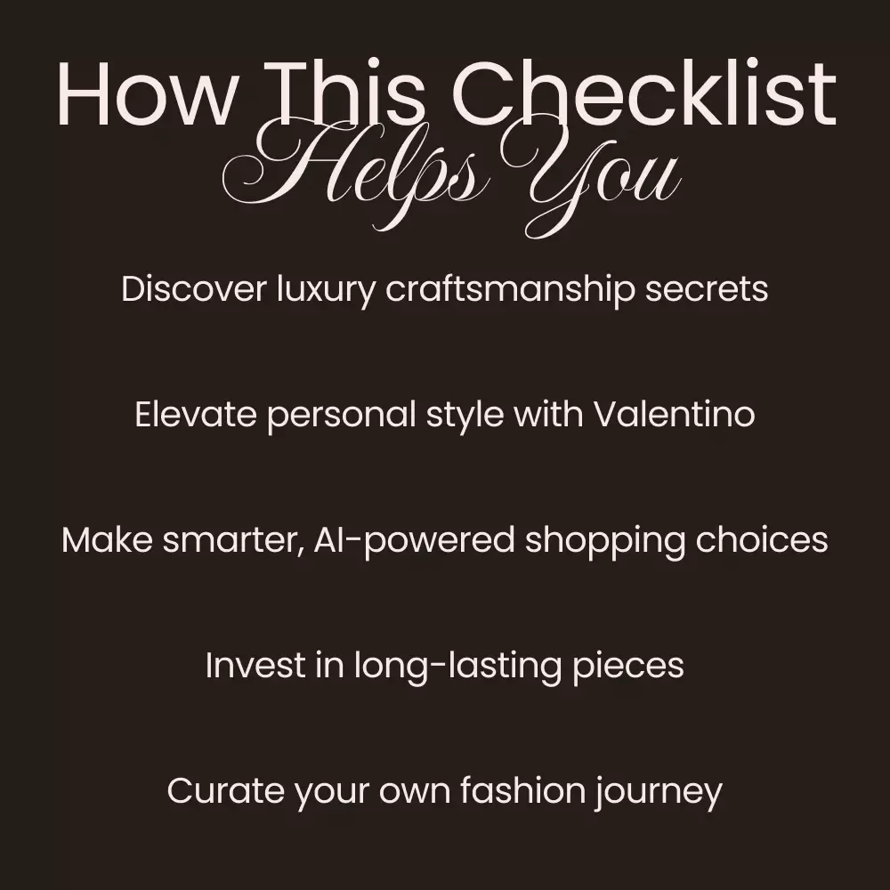 Why People Buy Valentino - A Checklist for Understanding Luxury Fashion & Smart Shopping