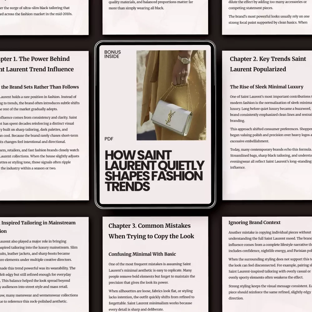 How Saint Laurent Quietly Shapes Fashion Trends – The Ultimate Guide to saint laurent influence on trends for Designers, Stylists & Trend Forecasters