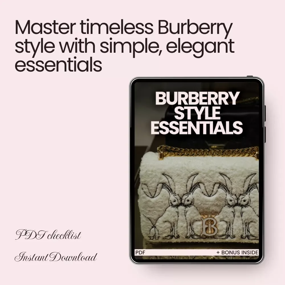 Burberry Style Essentials Checklist: Your Ultimate Guide to Timeless Elegance