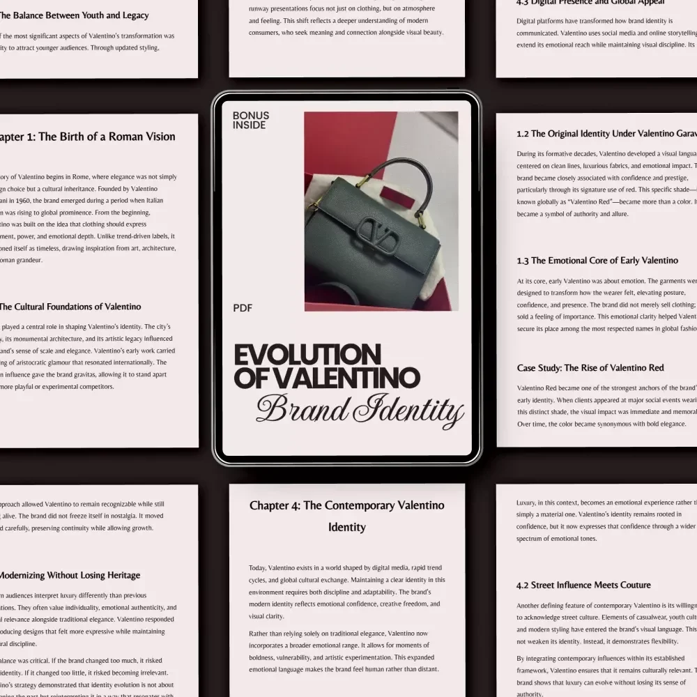 Evolution of Valentino Brand Identity – Complete valentino brand identity evolution eBook Guide for Fashion Branding, Luxury Strategy & Visual Identity Study