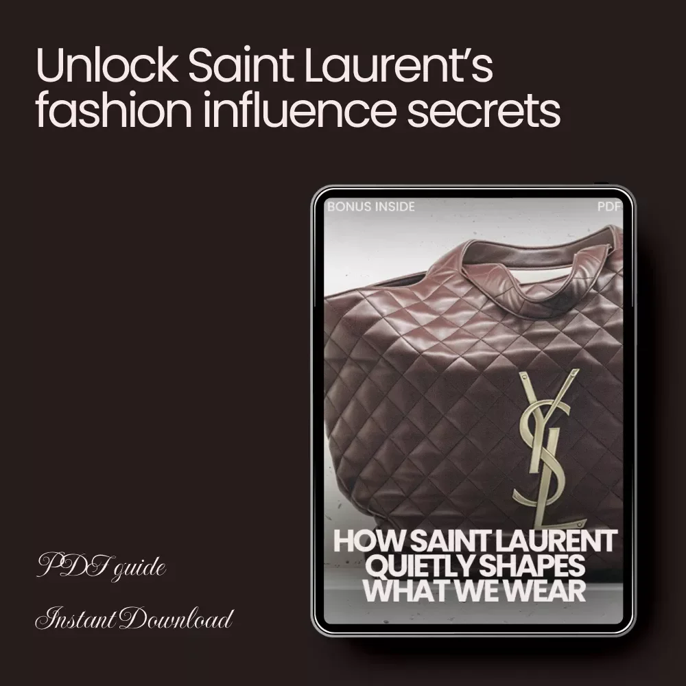 How Saint Laurent Quietly Shapes What We Wear - Fashion Guide eBook on Influential Style