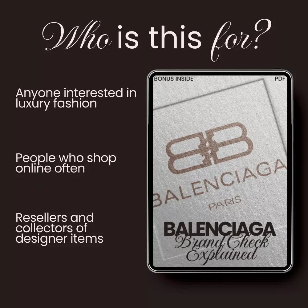 Balenciaga Brand Check Explained: Your Ultimate Guide to Spotting Fakes & Authenticating Luxury Pieces