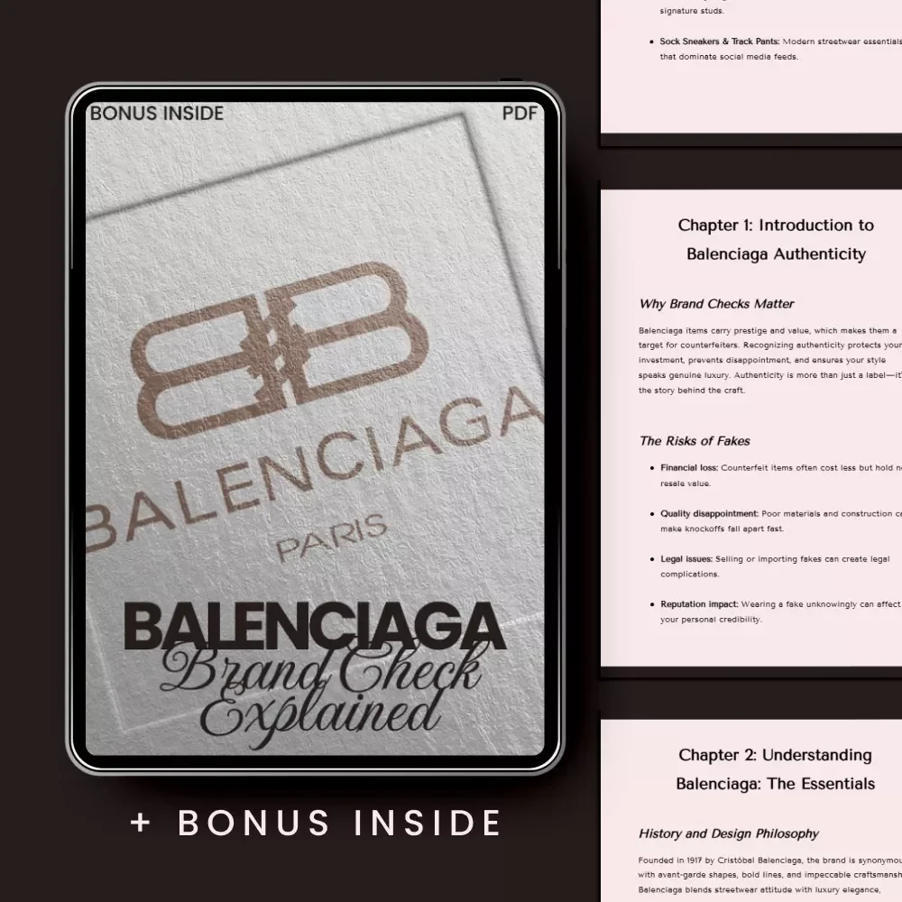 Balenciaga Brand Check Explained: Your Ultimate Guide to Spotting Fakes & Authenticating Luxury Pieces