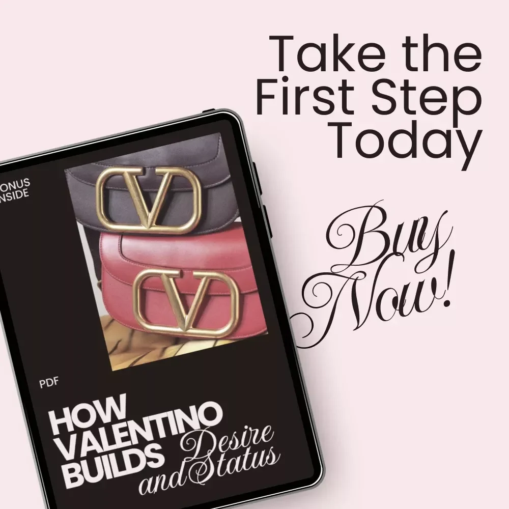 How Valentino Builds Desire and Status – Luxury Brand Strategy Checklist, Fashion Marketing Guide, Designer Influence & Prestige Blueprint Digital Download