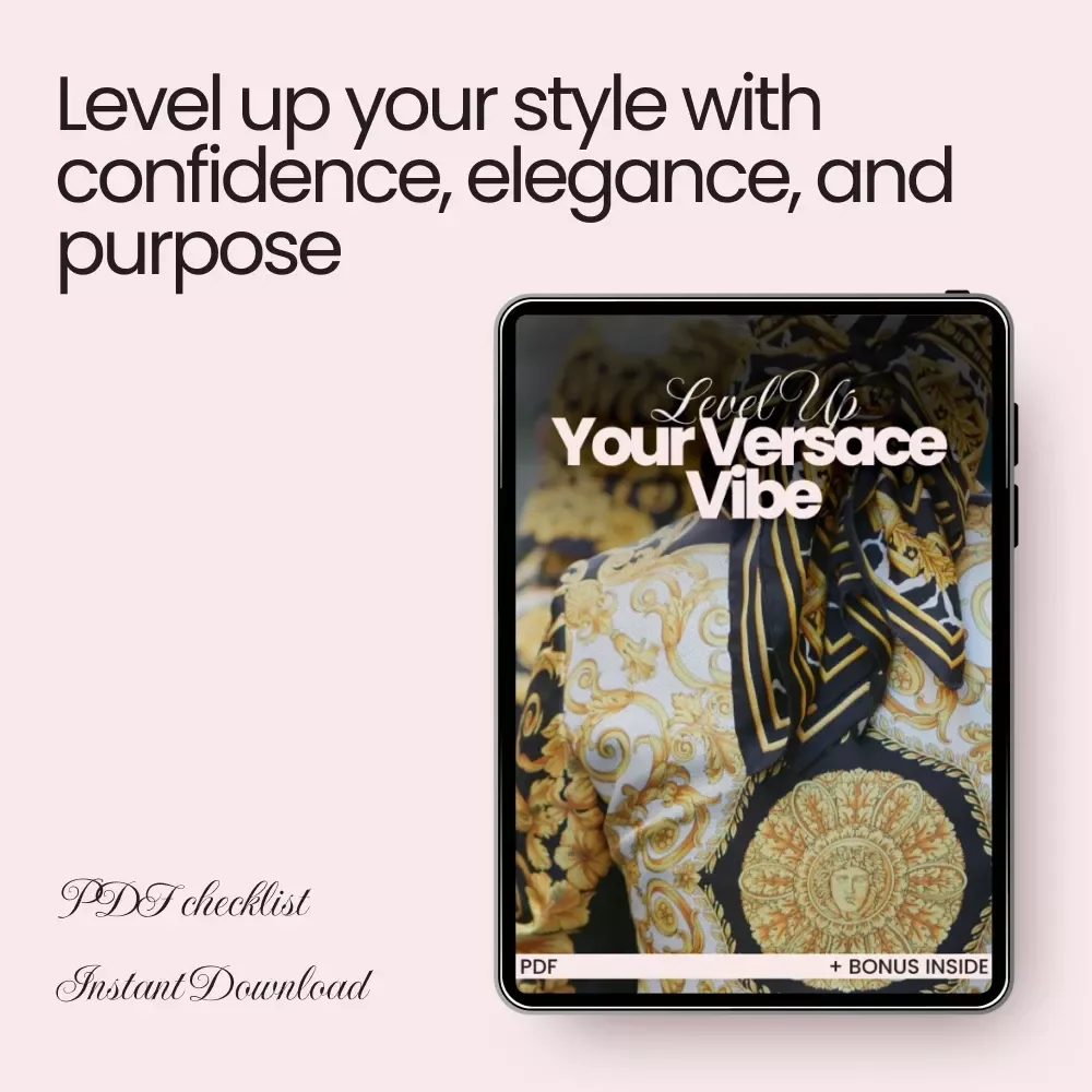 Level Up Your Versace Vibe: A Stylish Checklist for Young Adults to Curate Your Versace Lifestyle