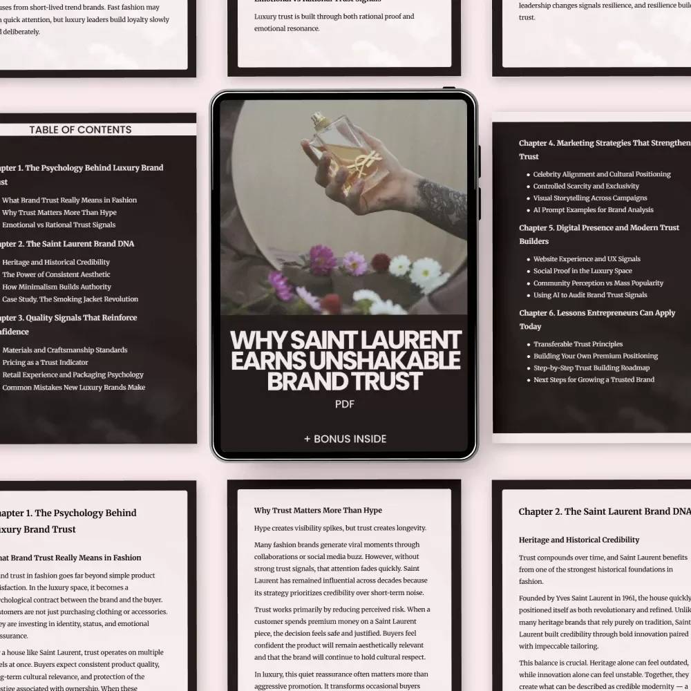 Why Saint Laurent Earns Unshakable Brand Trust: A Deep Dive into Luxury Brand Success