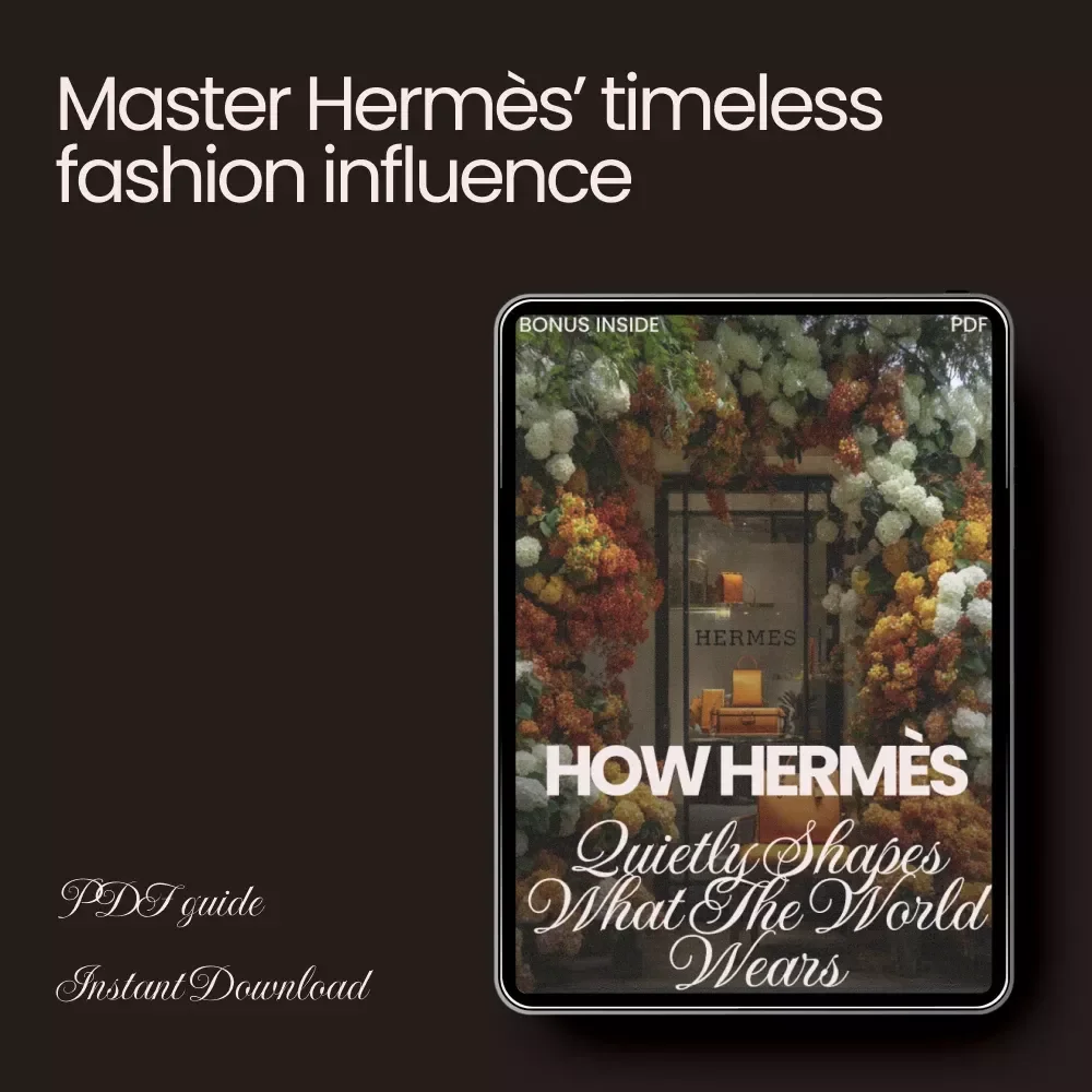 How Hermès Quietly Shapes What the World Wears - eBook Guide on Fashion Influence & Quiet Luxury