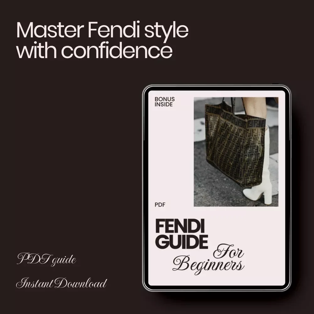 Fendi Guide for Beginners | fendi style guide for beginners | Luxury Fashion eBook & Wardrobe Styling Guide Digital Download