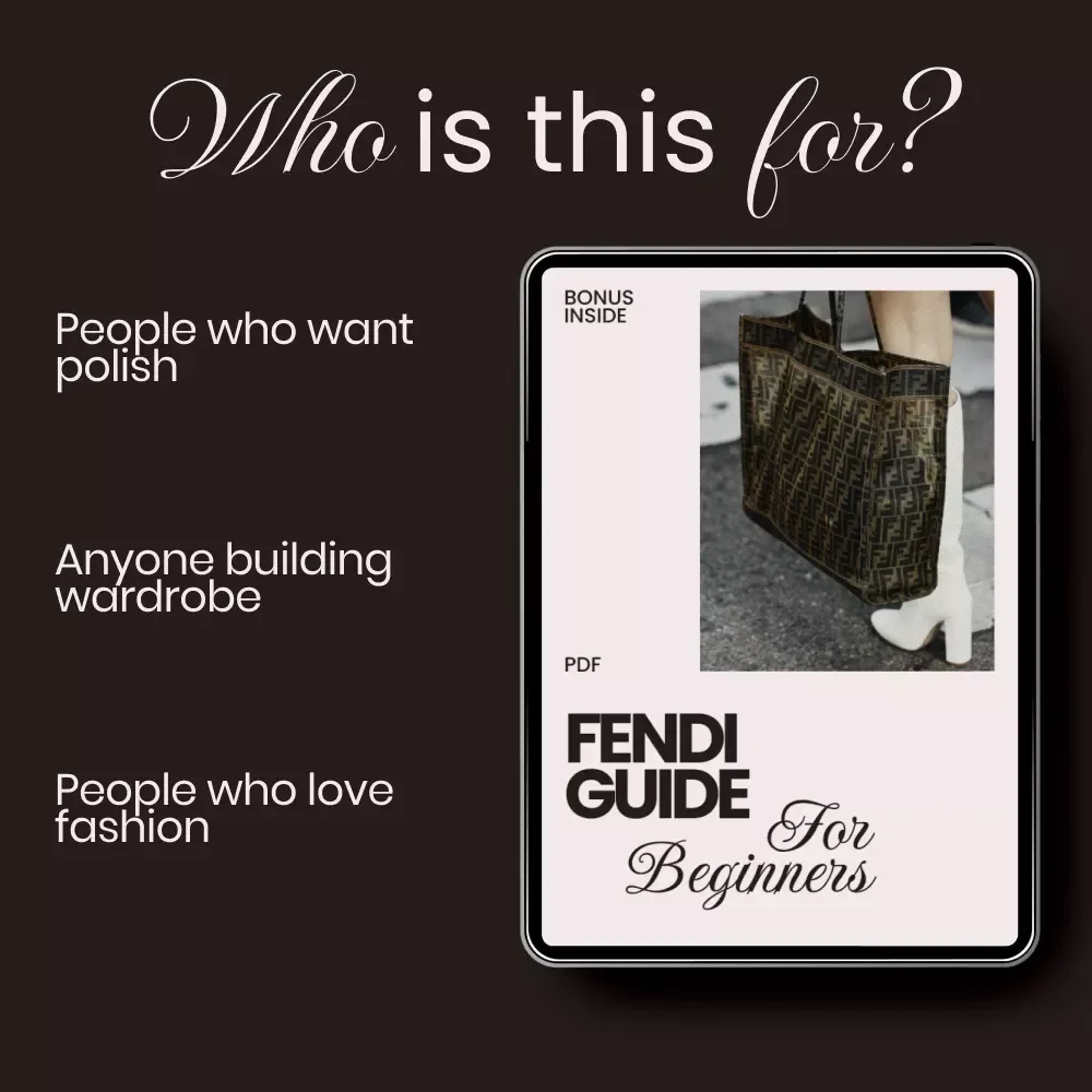 Fendi Guide for Beginners | fendi style guide for beginners | Luxury Fashion eBook & Wardrobe Styling Guide Digital Download