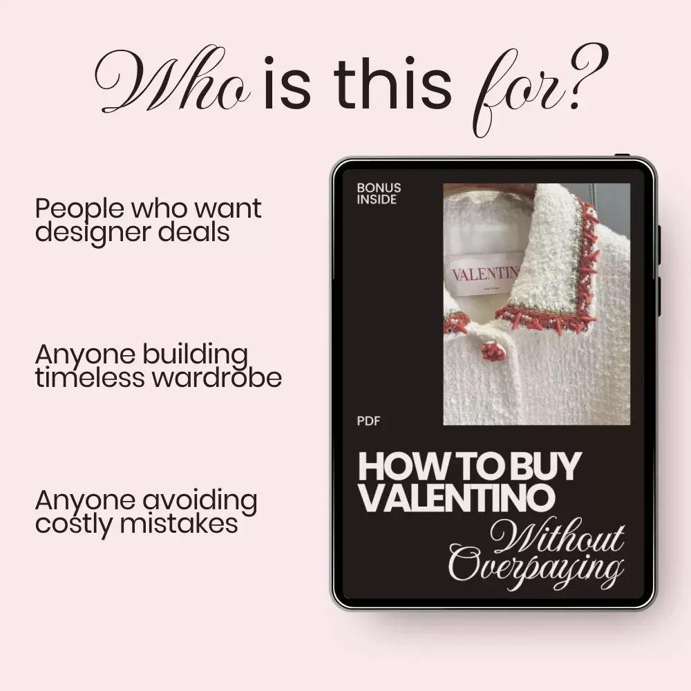 How to Buy Valentino Without Overpaying – Luxury Shopping Checklist, Designer Authenticity Guide, Smart Fashion Investment Digital Download, How to Buy Valentino Without Overpaying