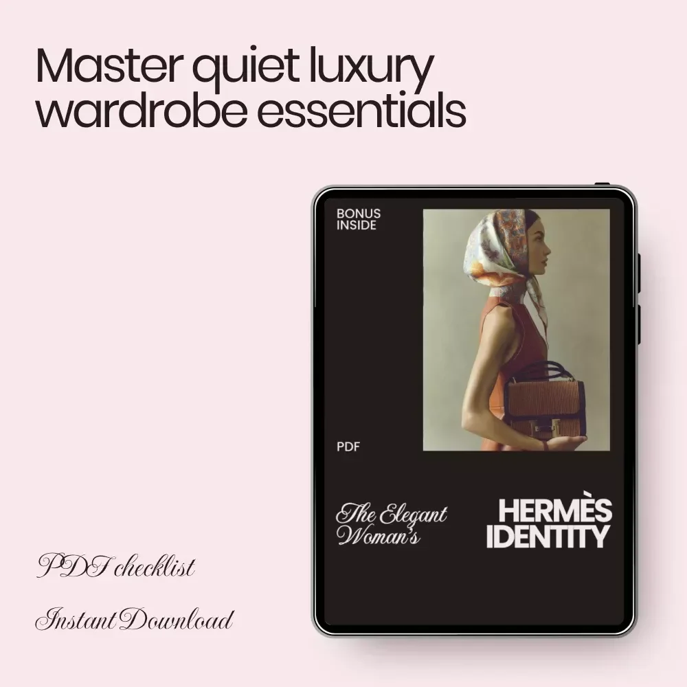 The Elegant Woman’s Hermès Identity – Printable Checklist for Mastering hermès brand identity for women | Quiet Luxury Wardrobe Guide