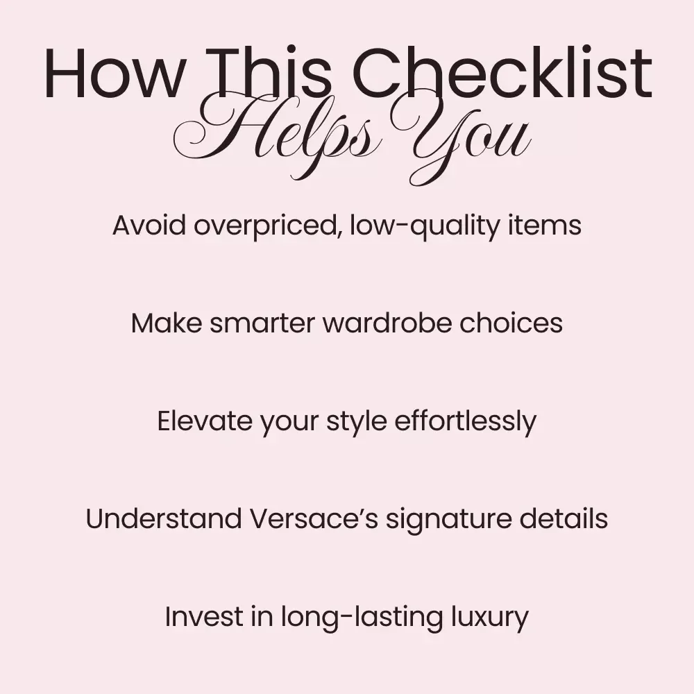Your First Versace Purchase, Without Regrets - A Beginner's Shopping Checklist
