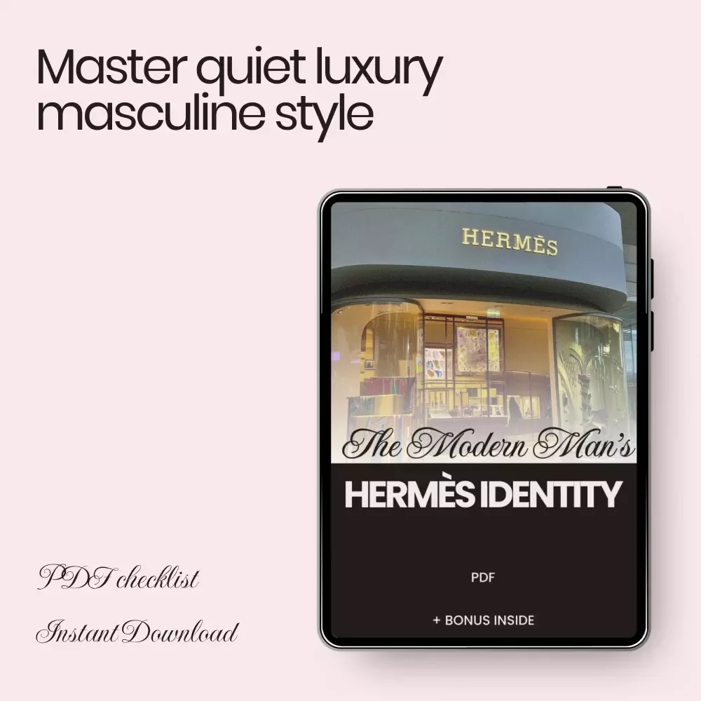 The Modern Man’s Hermès Identity – Hermès Brand Identity for Men Checklist | Quiet Luxury Style Guide Digital Download