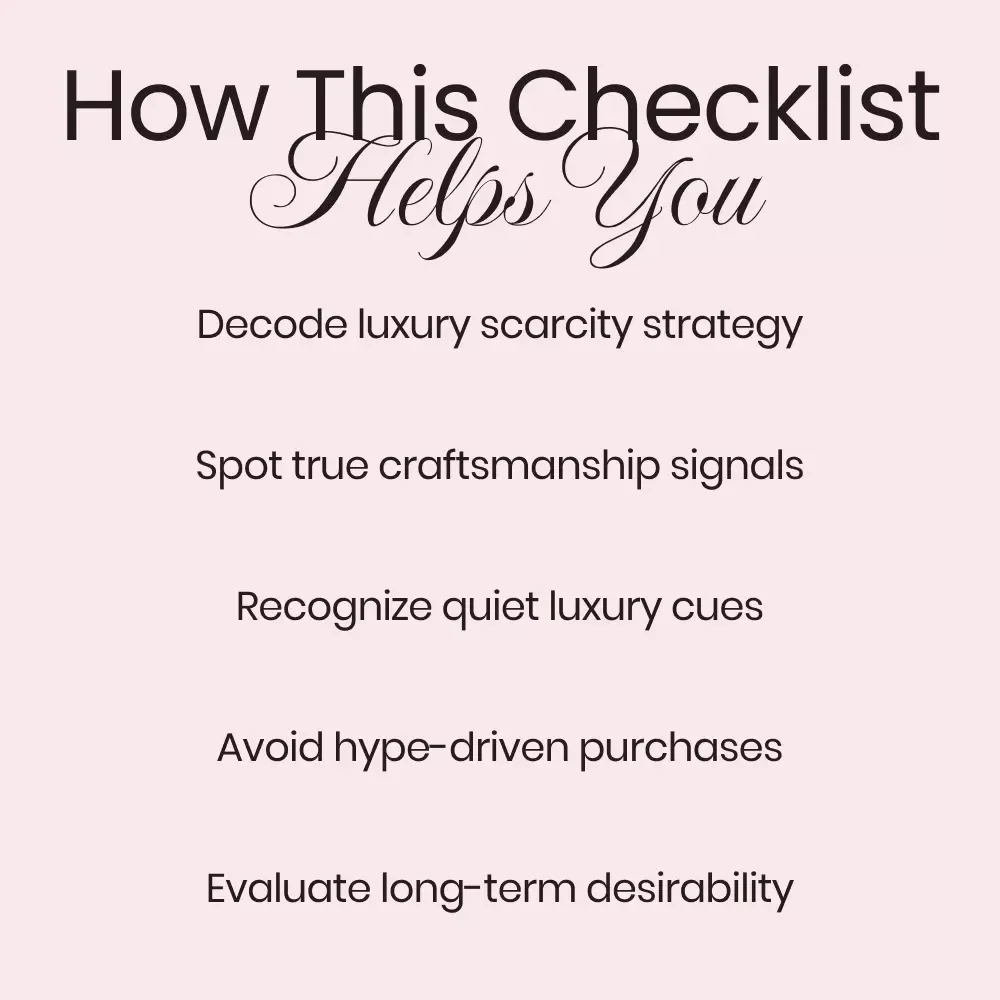 The Hermès Desire and Status Blueprint – Luxury Brand Checklist Guide on how hermès builds desire and status, Scarcity, Craftsmanship & Quiet Luxury Strategy Digital Download