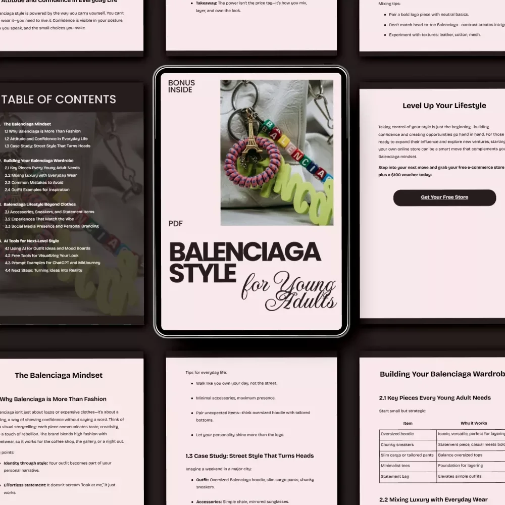 Balenciaga Style for Young Adults: A Guide to Living the Balenciaga Lifestyle with Confidence and Flair