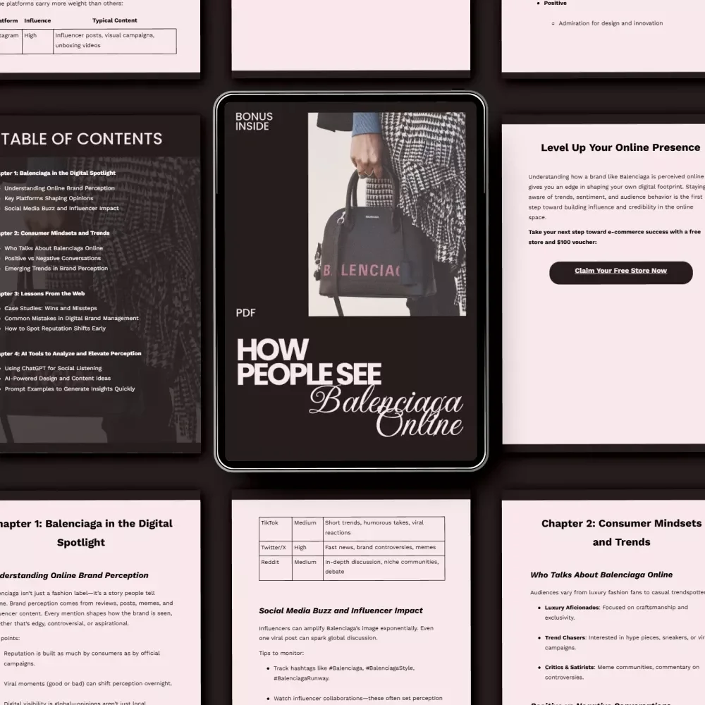 How People See Balenciaga Online: A Comprehensive Guide to Brand Perception