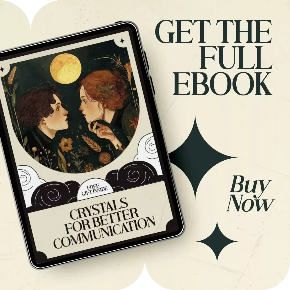 Crystals for Better Communication Guide – Crystals That Help with Communication Skills, Voice Confidence, Speaking Clarity, Digital Download eBook
