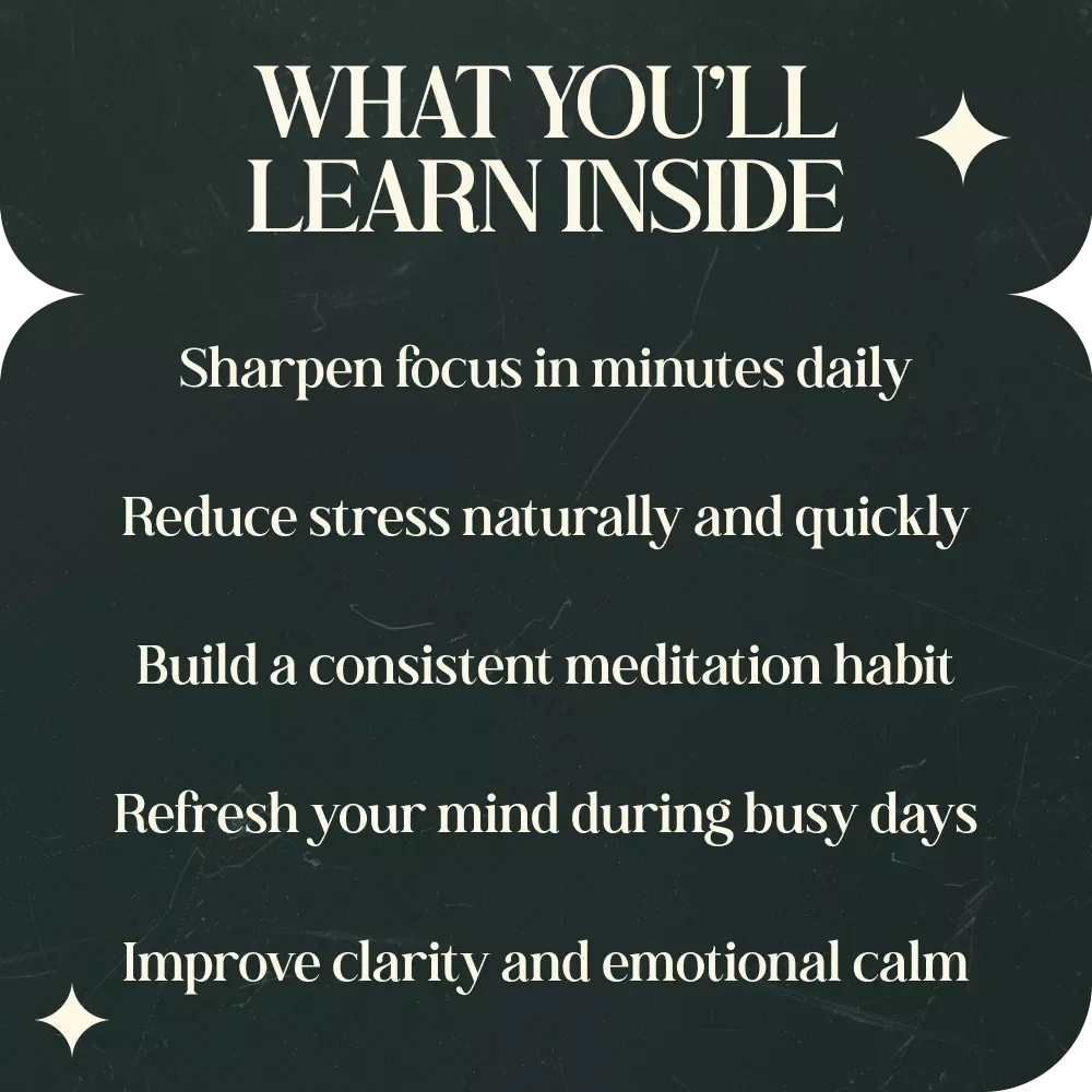 Breathe Count Focus Repeat: Guided Meditation Routine Using Breath Counting for Mindfulness, Focus, and Daily Calm