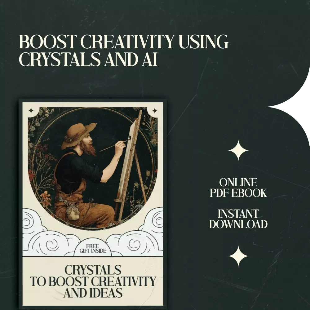 Crystals to Boost Creativity and Ideas – A Complete Guide to Crystals That Support Creativity and Ideas, Inspiration, Focus & AI-Enhanced Creative Flow