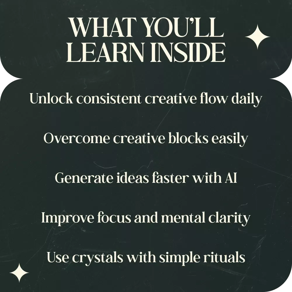 Crystals to Boost Creativity and Ideas – A Complete Guide to Crystals That Support Creativity and Ideas, Inspiration, Focus & AI-Enhanced Creative Flow