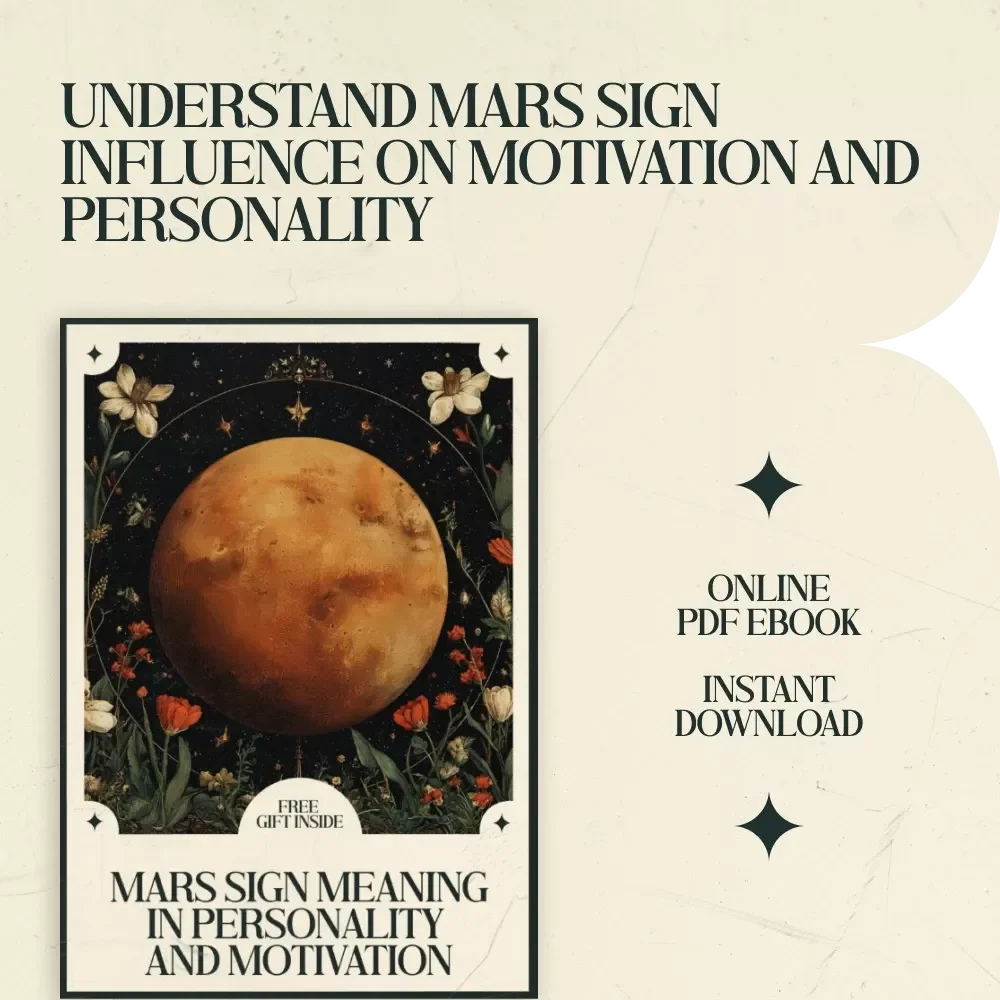 Mars Sign Meaning in Personality and Motivation Guide | Astrology Mars Sign Guide, Birth Chart Mars Interpretation, Motivation & Personality Astrology eBook Digital Download