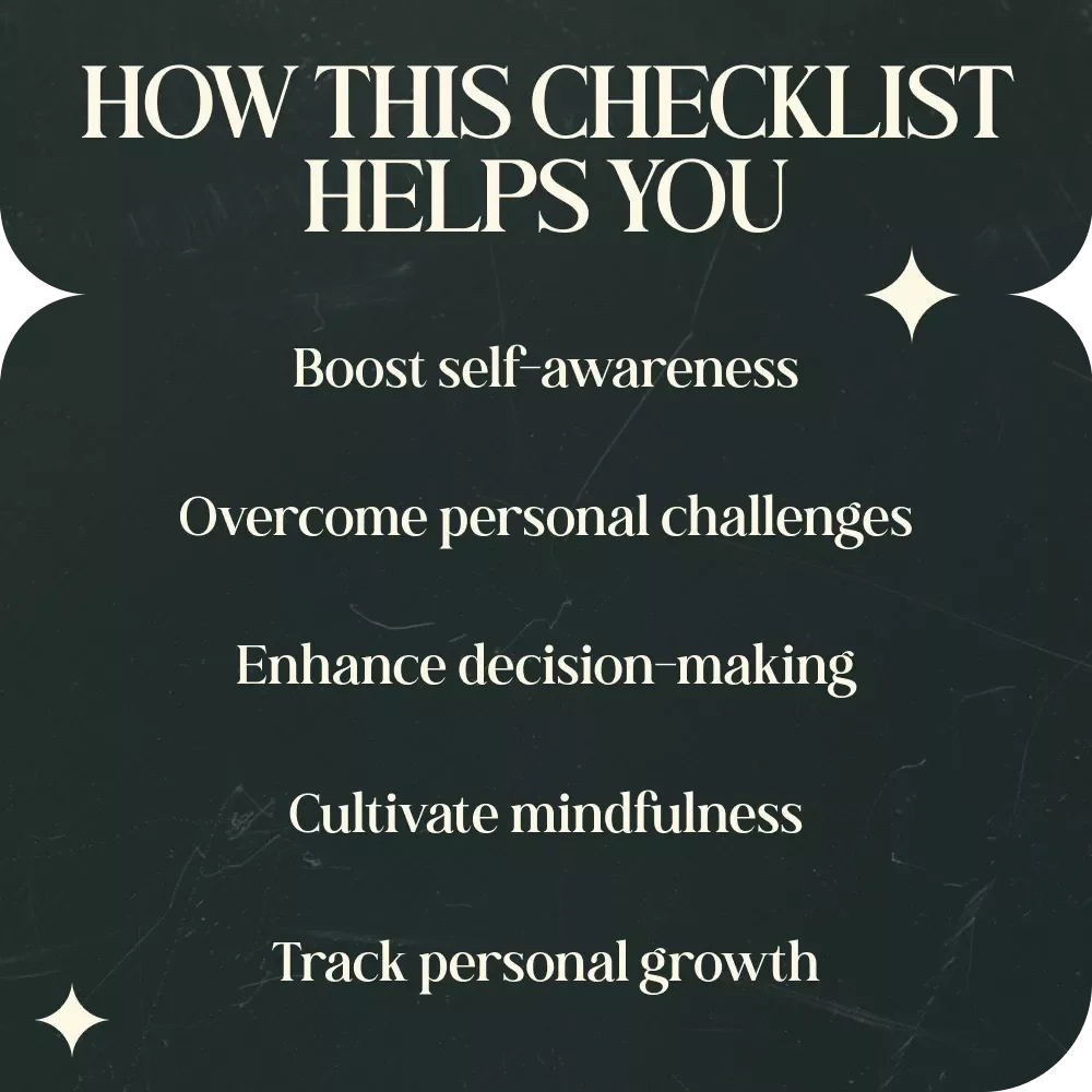 Tarot Cards for Personal Growth – A Transformative Checklist for Self-Discovery and Inner Development
