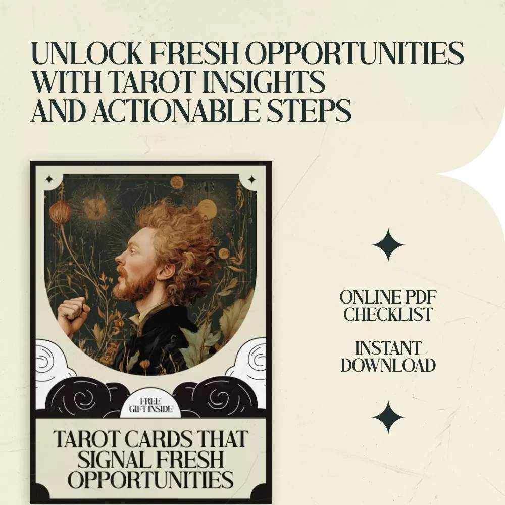 Tarot Cards That Signal Fresh Opportunities - Digital Download Checklist for New Possibilities