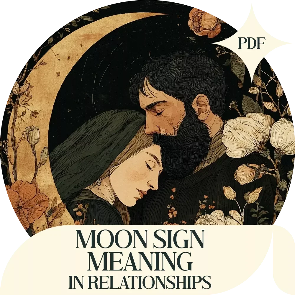 Moon Sign Meaning in Relationships Guide | Astrology Moon Sign Compatibility, Emotional Astrology Workbook, Moon Sign Love Guide, Relationship Astrology eBook, Moon Sign Self-Discovery Digital Download