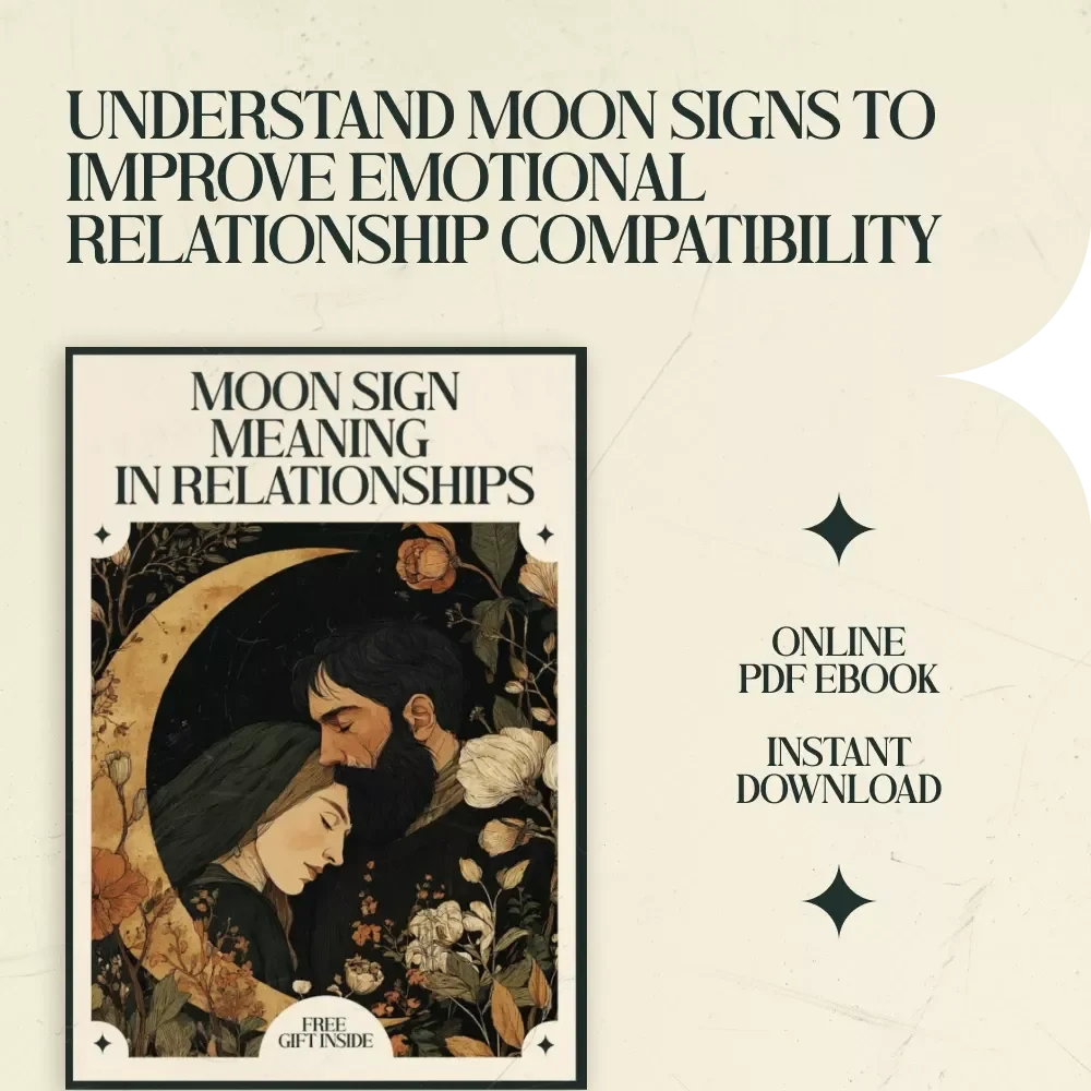 Moon Sign Meaning in Relationships Guide | Astrology Moon Sign Compatibility, Emotional Astrology Workbook, Moon Sign Love Guide, Relationship Astrology eBook, Moon Sign Self-Discovery Digital Download