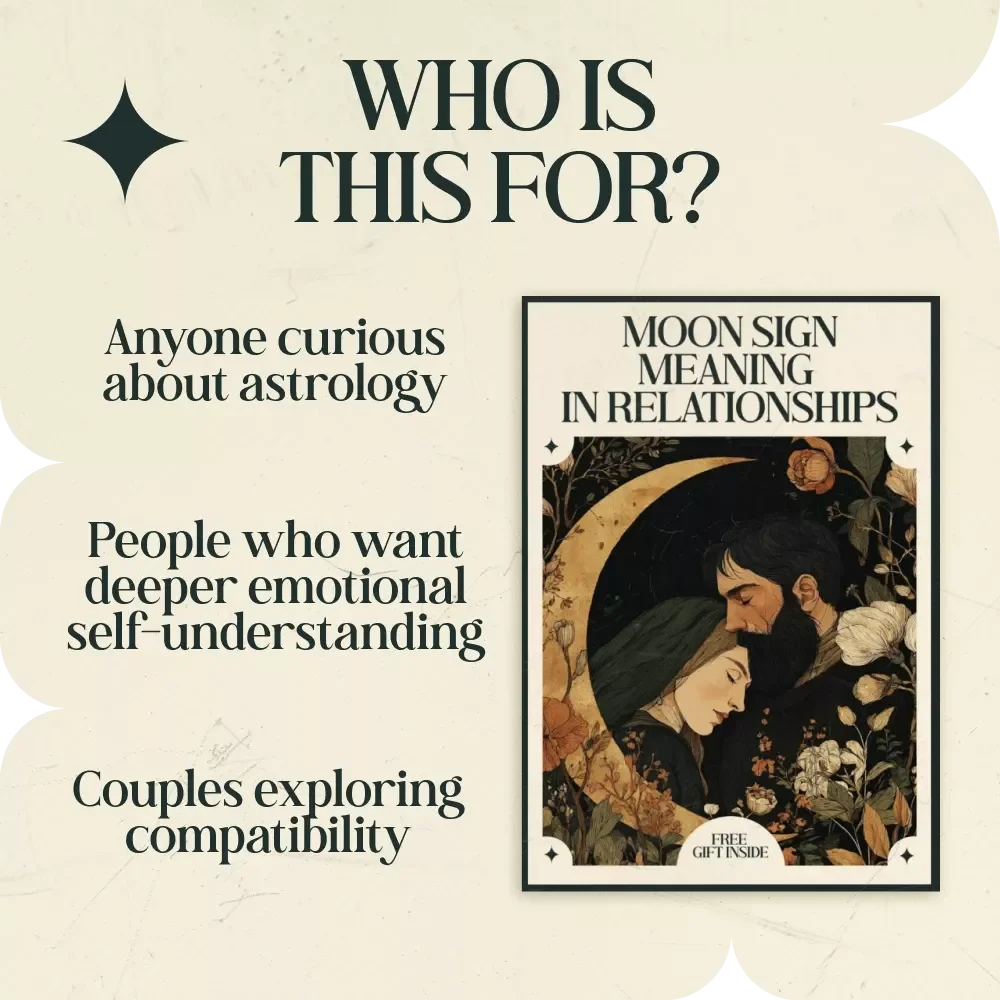 Moon Sign Meaning in Relationships Guide | Astrology Moon Sign Compatibility, Emotional Astrology Workbook, Moon Sign Love Guide, Relationship Astrology eBook, Moon Sign Self-Discovery Digital Download