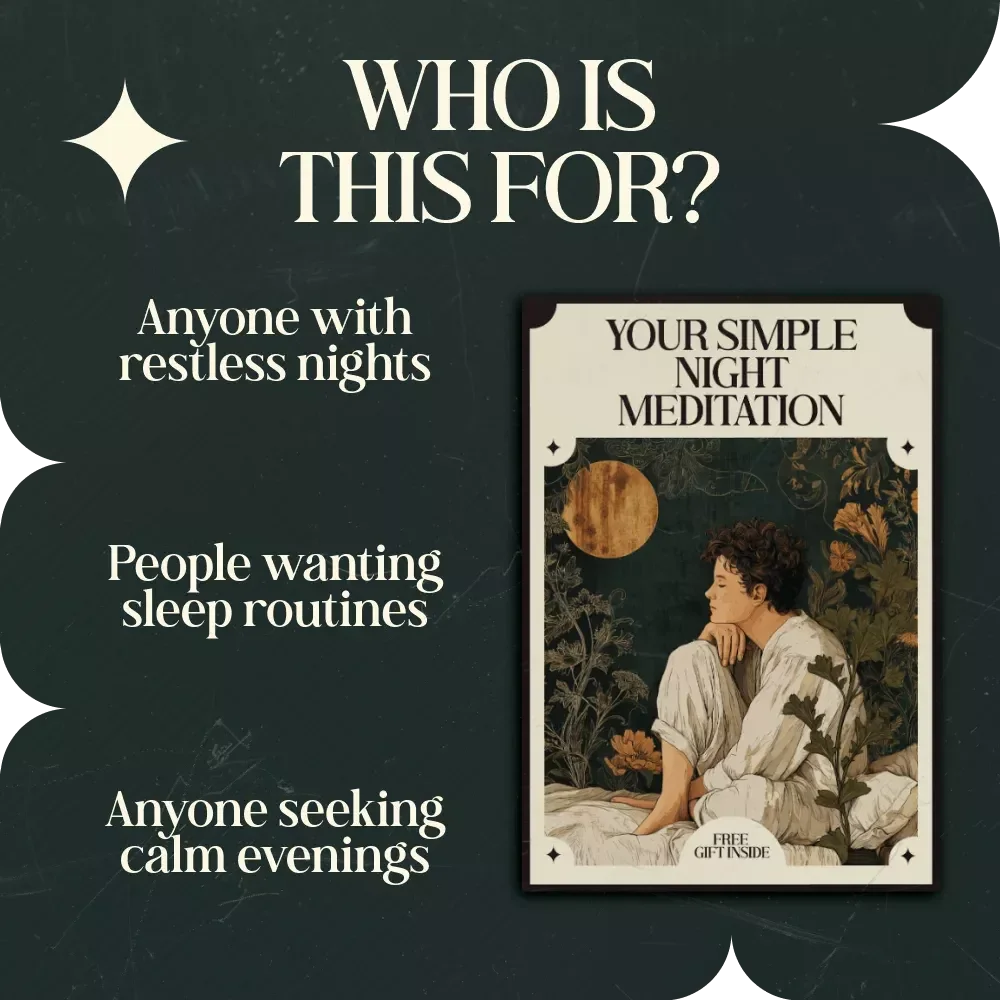 Your Simple Night Meditation: Step-by-Step Meditation Routine Before Sleep Guide for Restful Nights