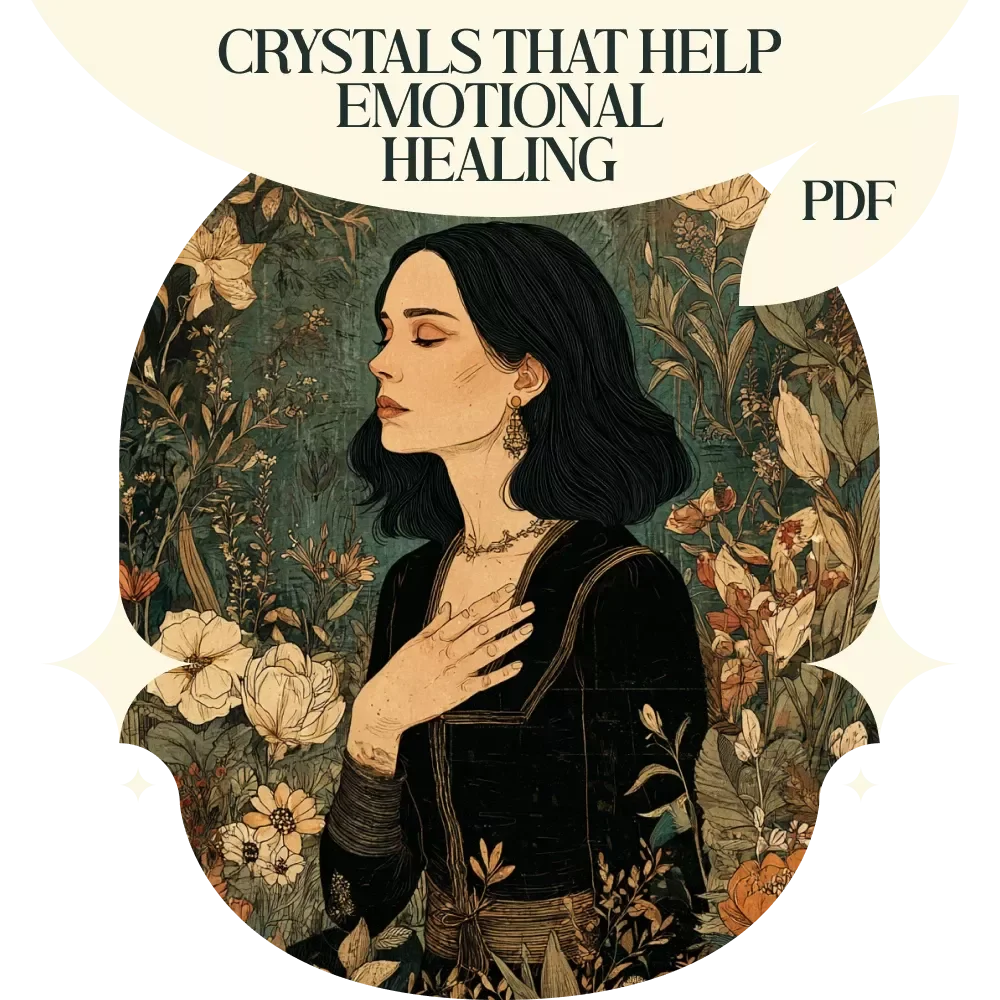 Crystals That Help Emotional Healing Guide – Discover Crystals That Support Emotional Healing, Self-Love, Calm, and Inner Balance Digital Download