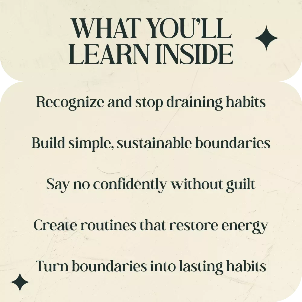 Guard Your Energy, Live Your Life: Personal Energy Boundaries & Daily Routine Guide for Self-Care and Emotional Balance
