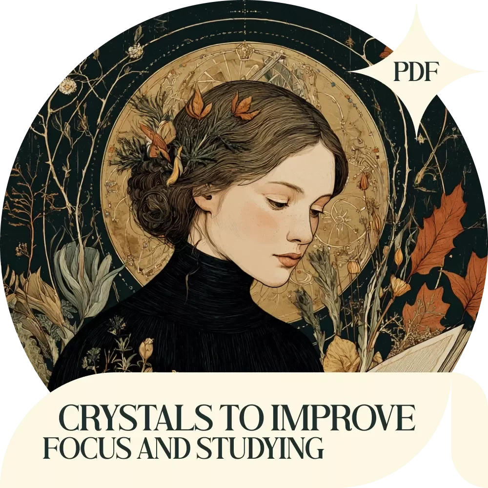Crystals to Improve Focus and Studying Guide | Crystals That Help with Focus and Studying, Study Crystals eBook, Concentration & Learning Toolkit