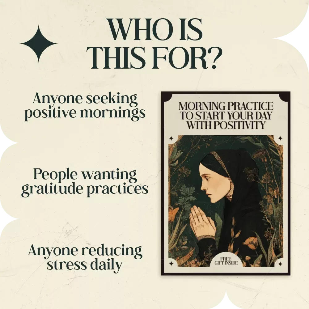 Morning Practice to Start Your Day with Positivity – Gratitude Practice for Morning Mindset Checklist, Daily eBook for Mindful Mornings